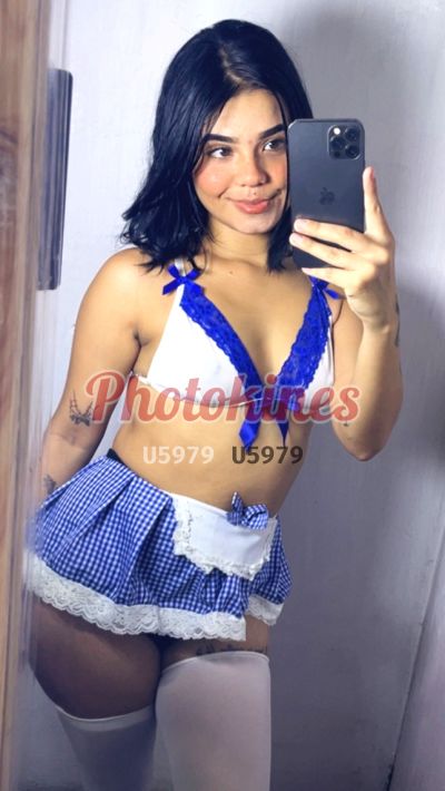 Mariana, mujer que hace videollamadas y sexting
