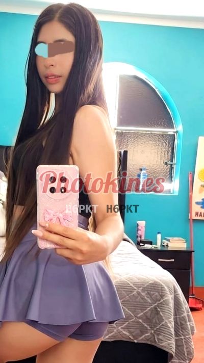 Luciana, mujer que hace videollamadas y sexting
